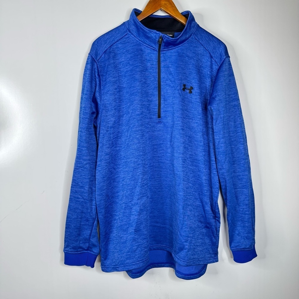 Under Armour Men’s Blue Loose‎ Fit 1/2 Zip Pullover Sweatshirt Size Xxlarge